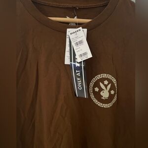 Playboy Men's Brown T-shirt👌
